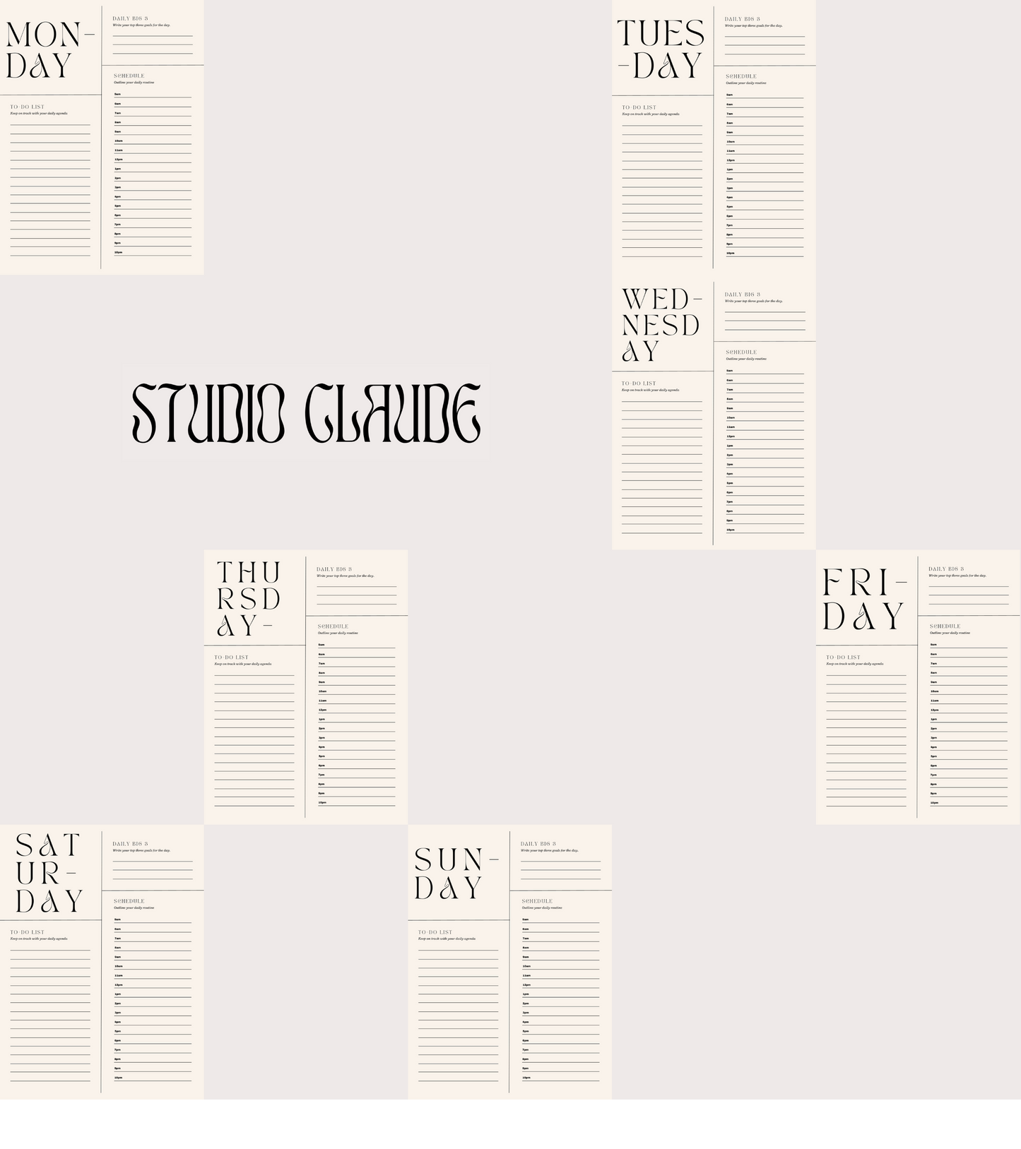 Blanche Daily Planner
