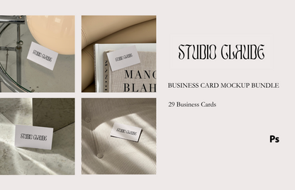 Business Card Mockup Bundle